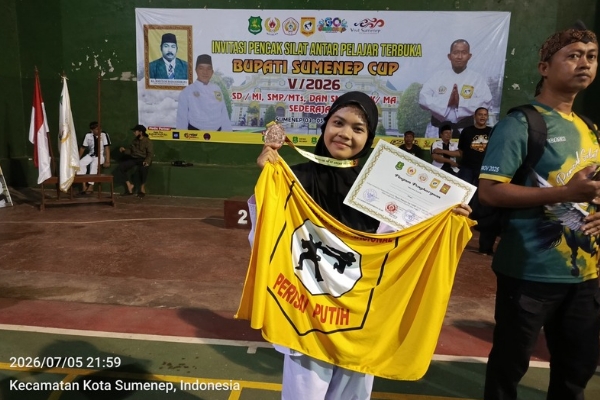 Jiilah Raih Juara 3 Kejuaraan Pancak Silat Bupati Sumenep Cup