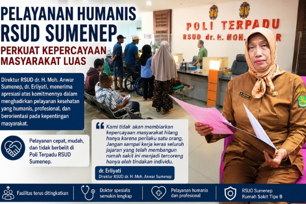 Pelayanan Humanis RSUD Sumenep Perkuat Kepercayaan Masyarakat