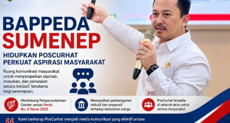 Bappeda Sumenep Hidupkan PosCurhat Perkuat Aspirasi Masyarakat Inklusif