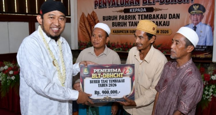 Pemkab Sumenep Salurkan BLT DBHCHT Kepada Buruh Tembakau