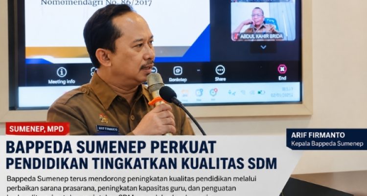 Bappeda Sumenep Perkuat Pendidikan Tingkatkan Kualitas SDM